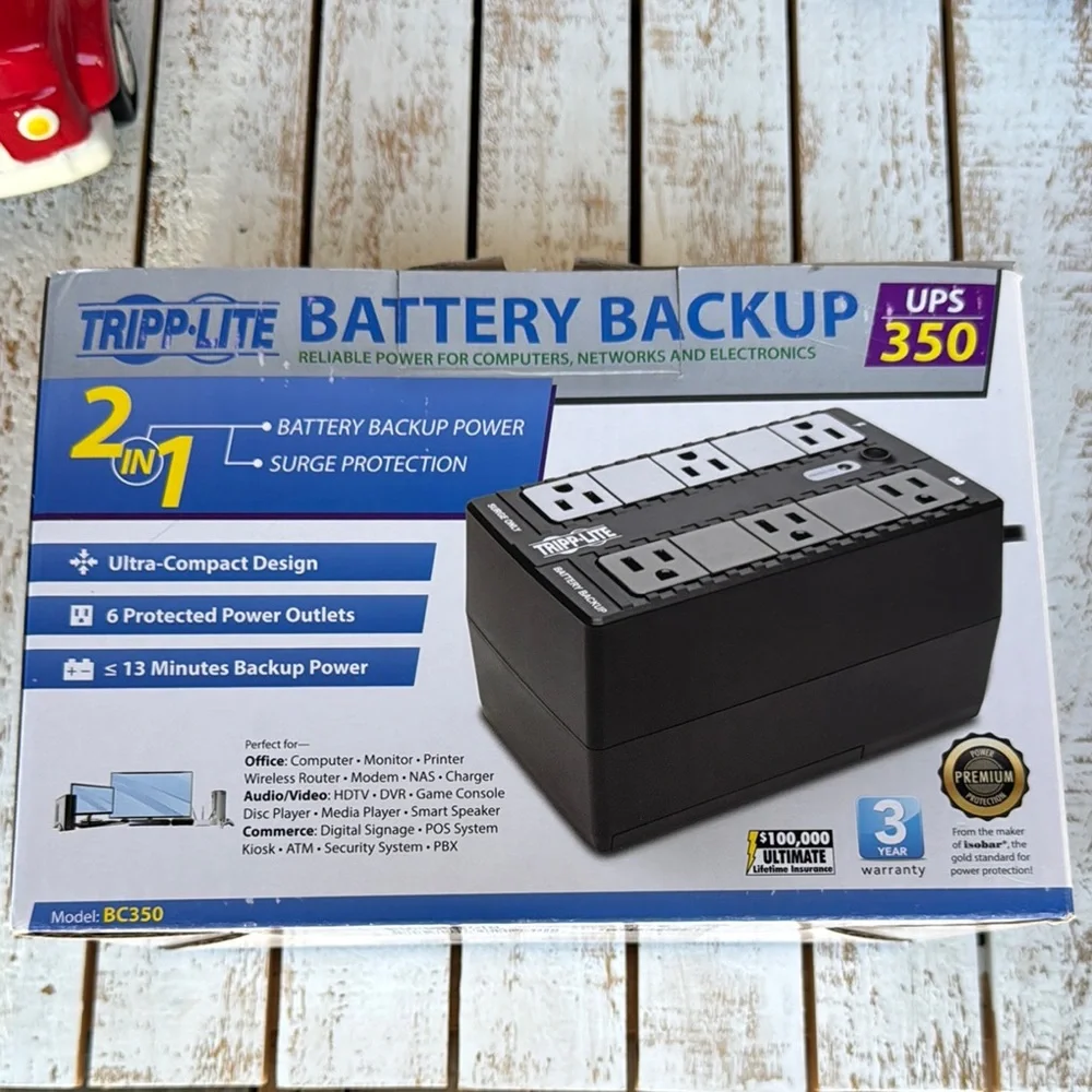 Battery Backup UPS 350VA - Black
